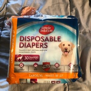 Simple Solution Disposable Female Dog Diapers